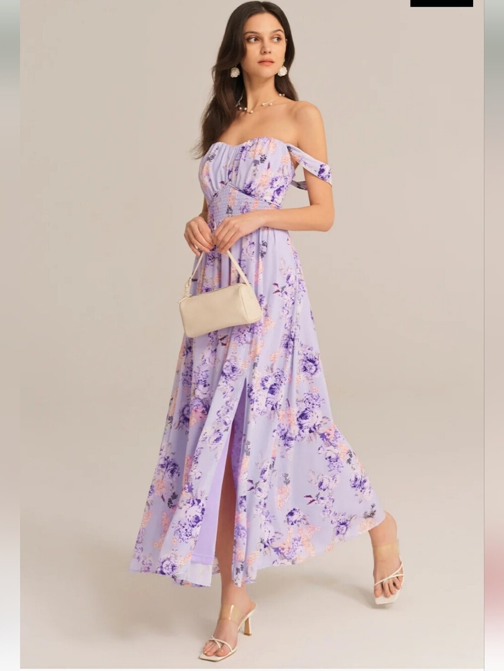 Nwt S Grace KARIN Sleeveless Blue-Green Floral Maxi Dress